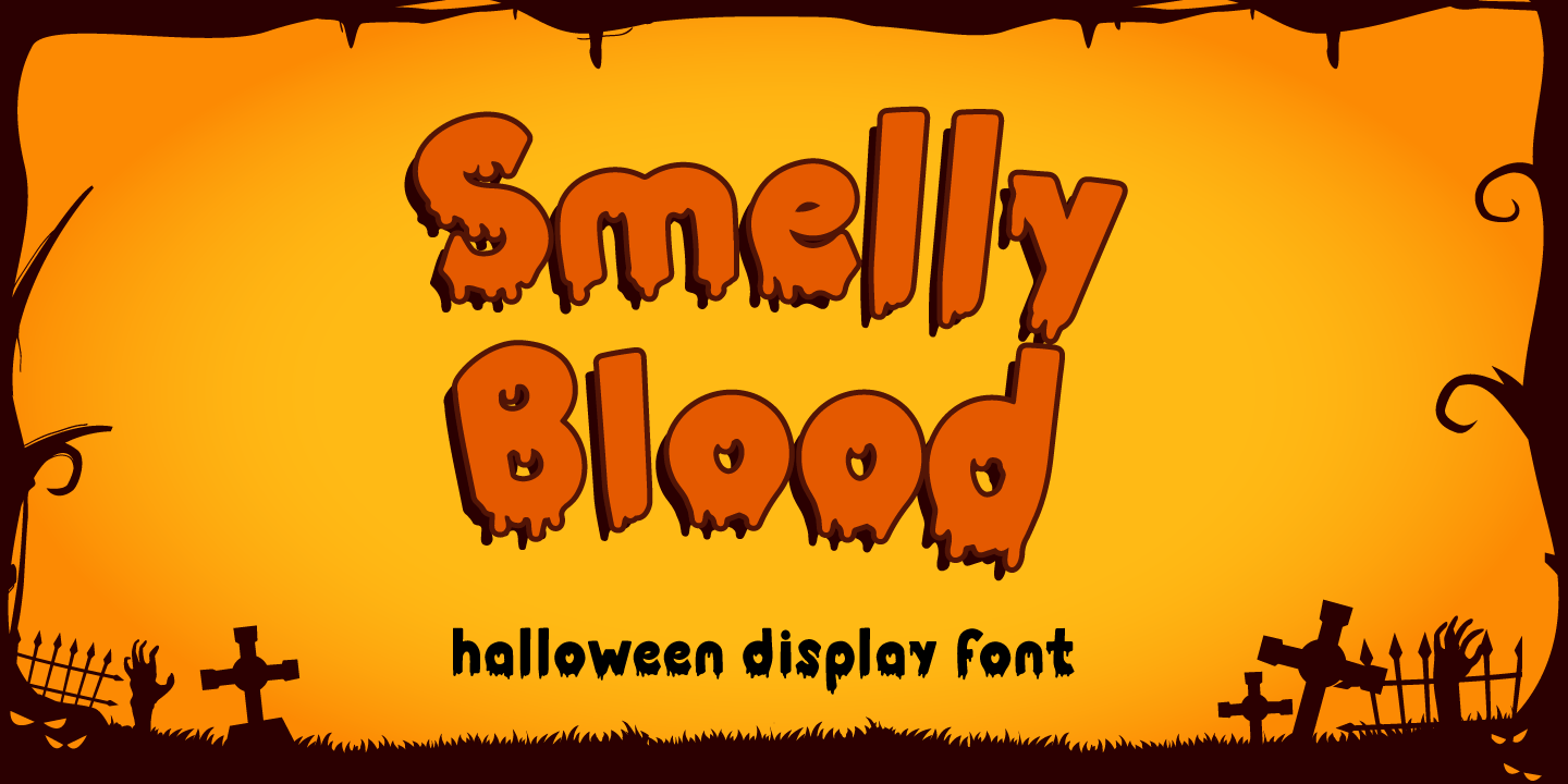 Font Smelly Blood